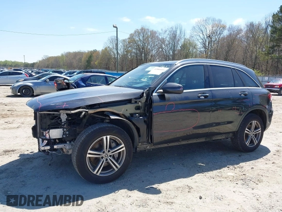 2020 Mercedes-Benz GLC 300 with VIN WDC0G8DB1LF721865, listed as a IAAI auction lot 41886603 with 79,200 mi miles and . Bid and sale history available at DreamBid. Image 6.