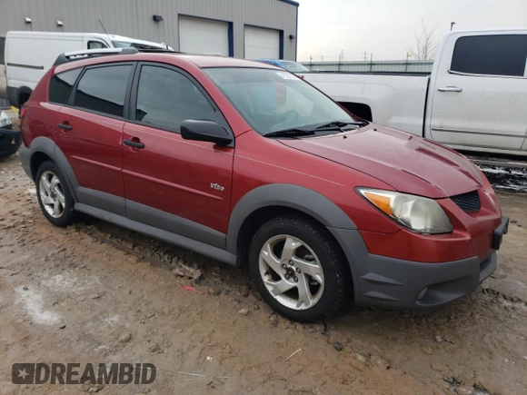 2004 Pontiac Vibe with VIN 5Y2SL62854Z404399, listed as a Copart auction lot 41301594 with 152,001 mi miles and Non Repairable. Bid and sale history available at carsss.com. Image 4.
