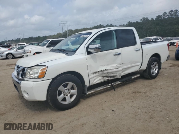 2006 Nissan Titan LE with VIN 1N6BA07A06N525735, listed as a Copart auction lot 53841875 with 97,897 mi miles and Salvage Title. Bid and sale history available at DreamBid. Image 1.