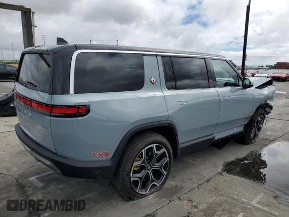 2024 Rivian R1S Adventure with VIN 7PDSGABA7RN038477, listed as a Copart auction lot 48711345 with 0 mi miles and Salvage Title. Bid and sale history available at carsss.com. Image 3.