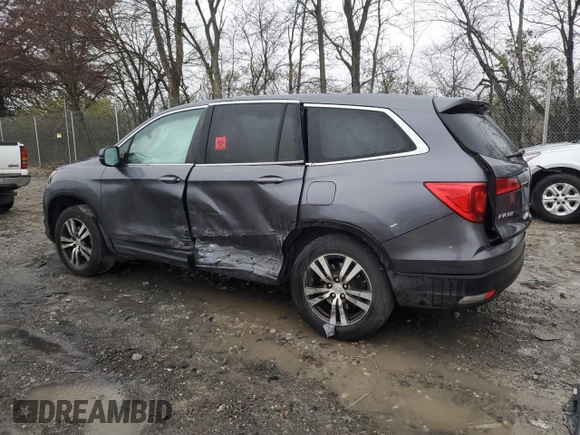 2016 Honda Pilot EX-L with VIN 5FNYF6H54GB084405, listed as a Copart auction lot 82630024 with 169,492 mi miles and Salvage Title. Bid and sale history available at carsss.com. Image 2.