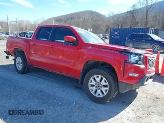 2022 Nissan Frontier S with VIN 1N6ED1EK5NN637905, listed as a IAAI auction lot 41381446 with 32,076 mi miles. Bid and sale history available at carsss.com. Image 1.