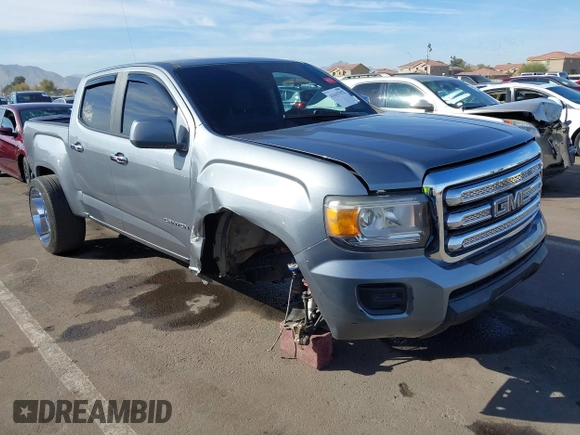 2018 GMC Canyon 2WD with VIN 1GTG5BEN2J1115677, listed as a IAAI auction lot 41615352 with 66,127 mi miles. Bid and sale history available at carsss.com. Image 1.