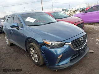 2019 Mazda CX-3 Sport with VIN JM1DKFB70K1432075, listed as a IAAI auction lot 41821510 with NaN miles. Bid and sale history available at carsss.com. Image 1.