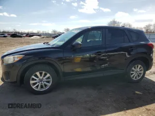 2014 Mazda CX-5 Sport with VIN JM3KE4BE8E0326489, listed as a Copart auction lot 50026795 with 281,097 mi miles and Salvage Title. Bid and sale history available at carsss.com. Image 1.