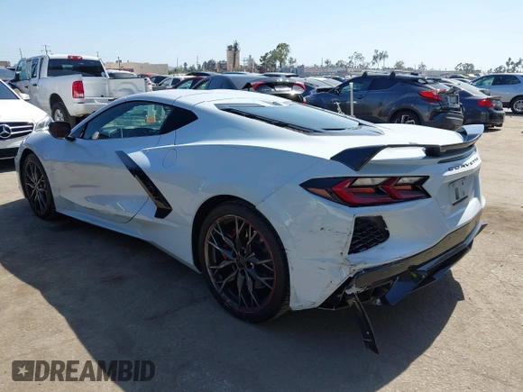 2023 Chevrolet Corvette 2LT with VIN 1G1YB2D4XP5140679, listed as a IAAI auction lot 42549129 with 25,665 mi miles and . Bid and sale history available at DreamBid. Image 3.