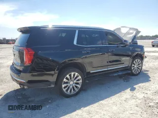 2023 GMC Yukon Denali with VIN 1GKS1DKL8PR303378, listed as a Copart auction lot 49857475 with 42,572 mi miles and Clean Title. Bid and sale history available at carsss.com. Image 3.