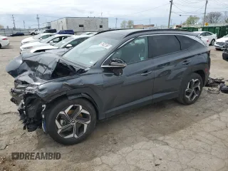 2024 Hyundai Tucson Limited with VIN 5NMJE3DE8RH348218, listed as a Copart auction lot 55144015 with 38,887 mi miles and Non Repairable. Bid and sale history available at carsss.com. Image 1.
