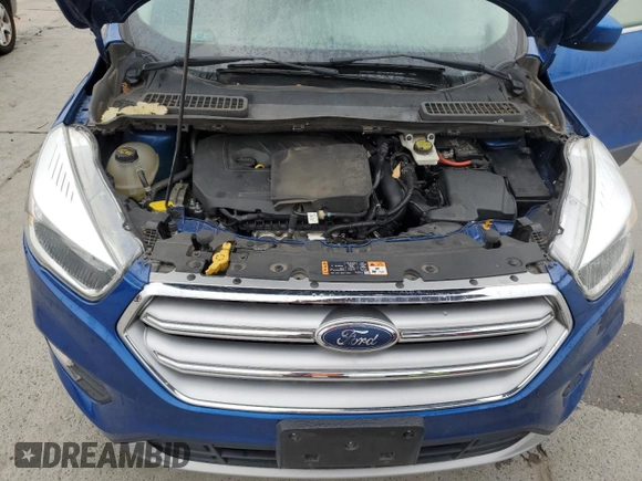 2017 Ford Escape SE with VIN 1FMCU9GDXHUC51686, listed as a Copart auction lot 84412734 with 96,234 mi miles and Clean Title. Bid and sale history available at DreamBid. Image 12.