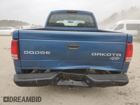 2004 Dodge Dakota Sport with VIN 1D7HL38K34S524373, listed as a Copart auction lot 47270165 with 158,308 mi miles and Salvage Title. Bid and sale history available at carsss.com. Image 6.