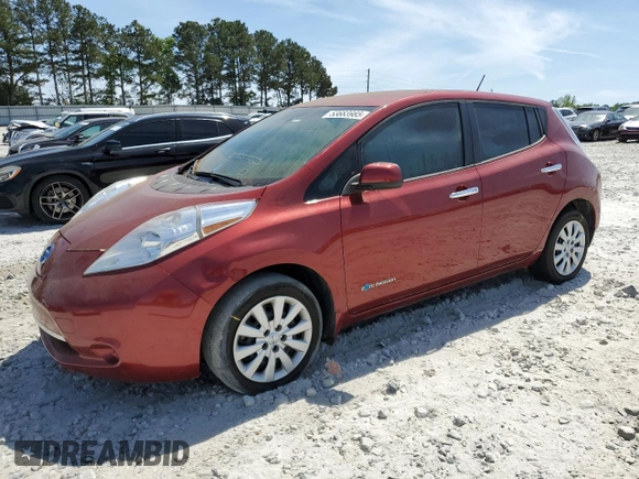 2015 Nissan LEAF S z VIN 1N4AZ0CP5FC308085, wystawiony jako Copart lot #53683985 z przebiegiem Nie podano mil oraz Szkody całkowita. Historia ofert i sprzedaży dostępna na DreamBid. Obrazek 1.