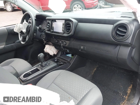 2021 Toyota Tacoma SR с VIN 3TYRX5GN3MT018906, выставлен на аукционе IAAI как лот 42131299 с пробегом 43 023 миль миль и . История ставок и продаж доступна на DreamBid. Изображение 5.