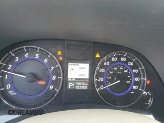 2015 Infiniti QX70 with VIN JN8CS1MU6FM381563, listed as a Copart auction lot 45113595 with 199,694 mi miles and Salvage title. Bid and sale history available at DreamBid. Image 9.