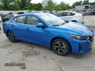 2024 Nissan Sentra SV with VIN 3N1AB8CV8RY220416, listed as a Copart auction lot 58058615 with 15,813 mi miles and Salvage title. Bid and sale history available at DreamBid. Image 4.