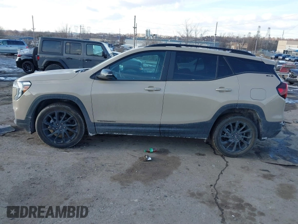 2023 GMC Terrain SLE with VIN 3GKALTEG7PL110256, listed as a IAAI auction lot 41400886 with 20,750 mi miles. Bid and sale history available at carsss.com. Image 14.