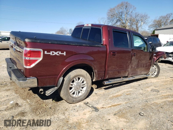 2010 Ford F-150 XL with VIN 1FTFW1EV2AFD23516, listed as a Copart auction lot 49444205 with 179,959 mi miles and Salvage Title. Bid and sale history available at carsss.com. Image 3.