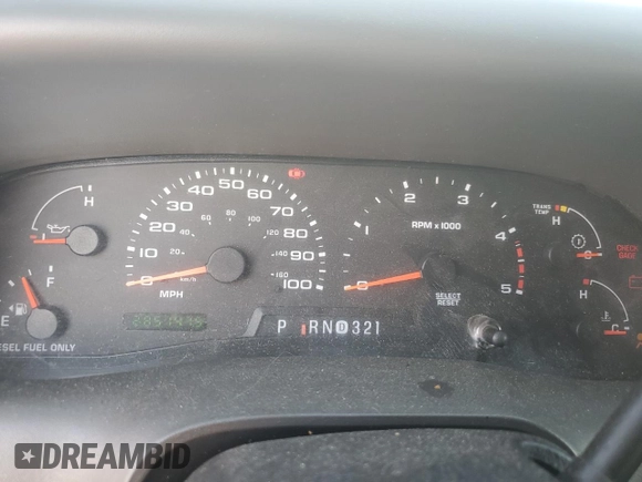 2003 Ford Super Duty F-250 XL with VIN 1FTNX21PX3ED46217, listed as a Copart auction lot 75094734 with 285,147 mi miles and Salvage Title. Bid and sale history available at carsss.com. Image 9.