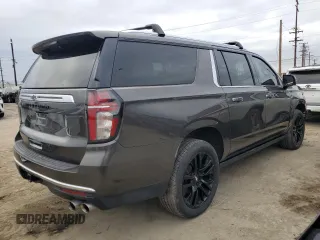 2021 Chevrolet Suburban High Country with VIN 1GNSKGKL0MR188370, listed as a Copart auction lot 53815855 with 53,881 mi miles and Salvage Title. Bid and sale history available at carsss.com. Image 3.