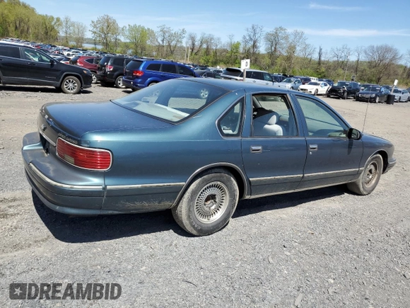 1996 Chevrolet Caprice 1SA Special Value with VIN 1G1BL52P5TR141520, listed as a Copart auction lot 54915835 with Not Provided miles and Clean Title. Bid and sale history available at DreamBid. Image 3.