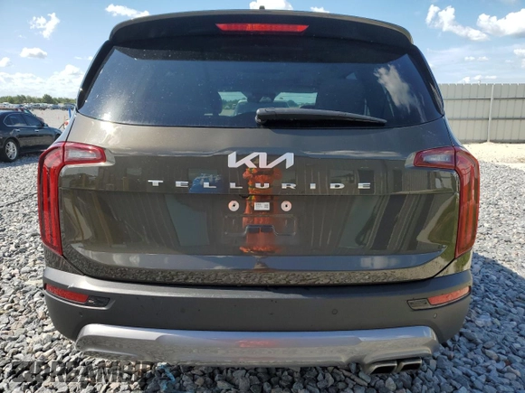 2022 Kia Telluride EX with VIN 5XYP34HC8NG324908, listed as a Copart auction lot 61273595 with 46,205 mi miles and Salvage title. Bid and sale history available at DreamBid. Image 6.