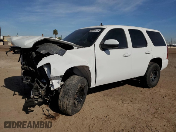 2013 Chevrolet Tahoe LT with VIN 1GNSCBE04DR204796, listed as a Copart auction lot 58593125 with 62,104 mi miles and Salvage title. Bid and sale history available at DreamBid. Image 1.