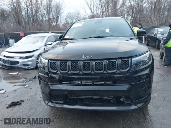 2023 Jeep Compass (RED) Edition with VIN 3C4NJDCN7PT510330, listed as a IAAI auction lot 41216343 with 19,760 mi miles and . Bid and sale history available at carsss.com. Image 12.