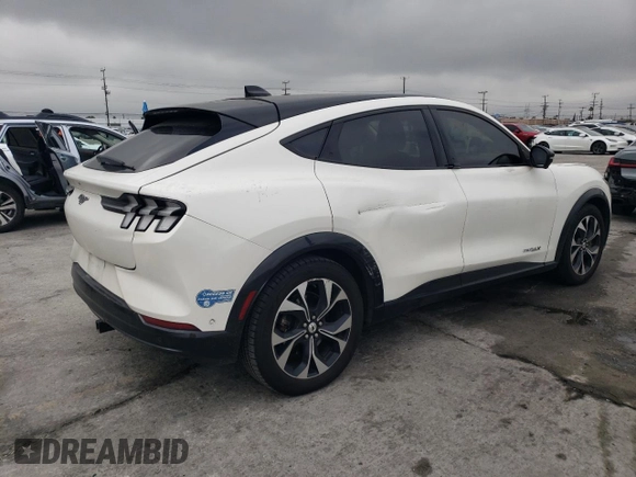 2021 Ford Mustang Mach-E Premium with VIN 3FMTK3R76MMA10801, listed as a Copart auction lot 51052175 with 178,382 mi miles and Salvage title. Bid and sale history available at DreamBid. Image 3.