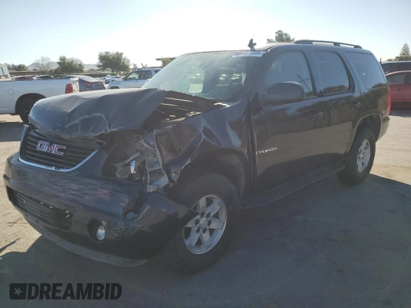 2008 GMC Yukon SLE w/3SA with VIN 1GKFC13C58J124949, listed as a Copart auction lot 46881205 with 127,593 mi miles and Salvage Title. Bid and sale history available at carsss.com. Image 1.