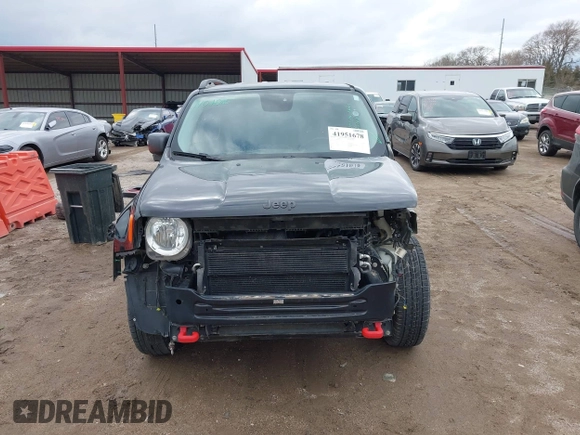 2017 Jeep Renegade Deserthawk with VIN ZACCJBCB4HPE77734, listed as a IAAI auction lot 41951678 with 105,872 mi miles and . Bid and sale history available at DreamBid. Image 13.