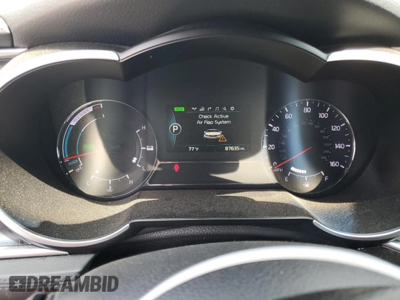 2015 Kia Optima EX with VIN KNAGN4AD0F5085150, listed as a Copart auction lot 56314155 with 87,635 mi miles and Salvage title. Bid and sale history available at DreamBid. Image 9.
