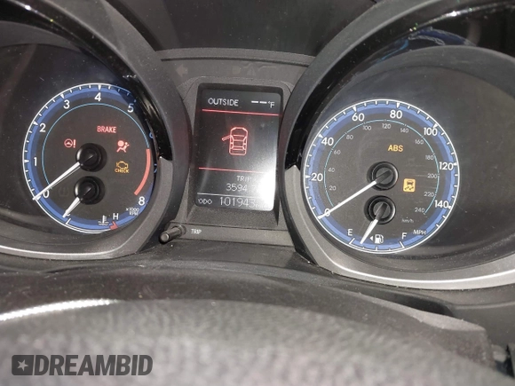 2016 Toyota Corolla L with VIN 5YFBURHE8GP465188, listed as a IAAI auction lot 41714985 with 101,943 mi miles and . Bid and sale history available at DreamBid. Image 7.