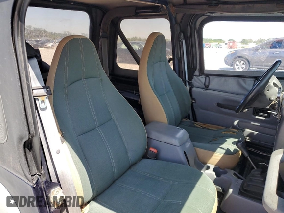 1997 Jeep Wrangler SE with VIN 1J4FY29P2VP446786, listed as a Copart auction lot 52295305 with 0 mi miles and Salvage Title. Bid and sale history available at carsss.com. Image 10.