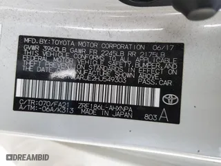 2017 Toyota Corolla iM with VIN JTNKARJE2HJ549303, listed as a Copart auction lot 69957964 with 163,673 mi miles and Salvage Title. Bid and sale history available at carsss.com. Image 12.