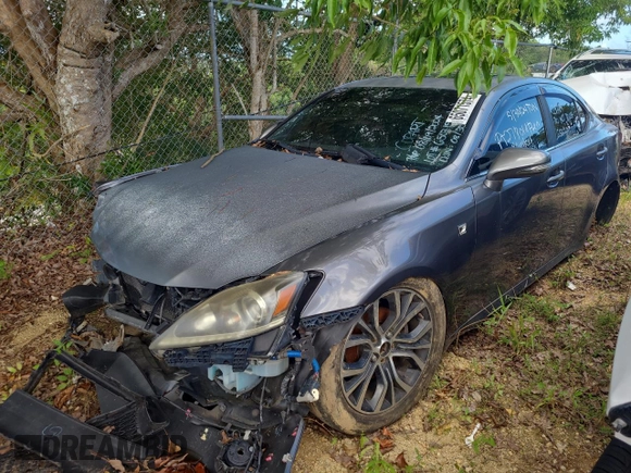 2012 Lexus IS 250 with VIN JTHBF5C25C5173827, listed as a Copart auction lot 65071574 with Not Provided miles and Salvage Title. Bid and sale history available at DreamBid. Image 1.