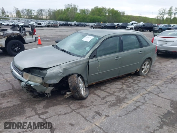 2005 Chevrolet Malibu Maxx LS z VIN 1G1ZT62805F185667, wystawiony jako IAAI lot #42201296 z przebiegiem 190 893 mil mil oraz . Historia ofert i sprzedaży dostępna na DreamBid. Obrazek 2.