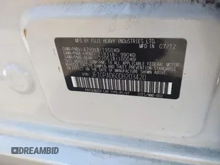 2013 Subaru Impreza Premium z VIN JF1GPAD60DH203420, wystawiony jako IAAI lot #42145325 z przebiegiem 214 184 mil mil oraz . Historia ofert i sprzedaży dostępna na DreamBid. Obrazek 9.