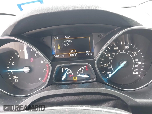 2018 Ford Escape Titanium with VIN 1FMCU9J98JUB87867, listed as a IAAI auction lot 42300123 with 48,357 mi miles and . Bid and sale history available at DreamBid. Image 7.