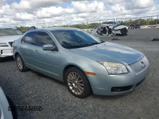2007 Mercury Milan Premier with VIN 3MEHM021X7R657751, listed as a Copart auction lot 74731924 with 0 mi miles and Salvage Title. Bid and sale history available at carsss.com. Image 4.