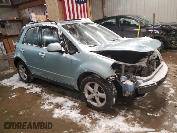 2009 Suzuki SX4 Man AWD with VIN JS2YB413996204423, listed as a Copart auction lot 88684625 with 111,432 mi miles and Salvage Title. Bid and sale history available at carsss.com. Image 4.