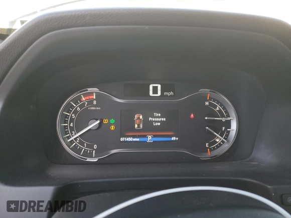2022 Honda Ridgeline RTL-E with VIN 5FPYK3F77NB031233, listed as a Copart auction lot 49735525 with 71,450 mi miles and Salvage Title. Bid and sale history available at DreamBid. Image 9.