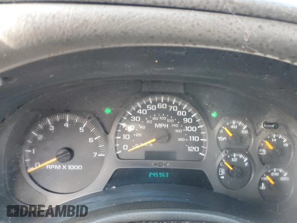 2003 Chevrolet TrailBlazer EXT LT with VIN 1GNES16PX36243057, listed as a Copart auction lot 72416734 with 245,963 mi miles and Salvage Title. Bid and sale history available at carsss.com. Image 9.