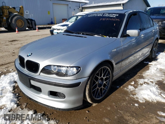 2005 BMW 3 Series 325xi with VIN WBAEU33445PF63965, listed as a Copart auction lot 77870223 with 0 mi miles and Salvage Title. Bid and sale history available at carsss.com. Image 1.