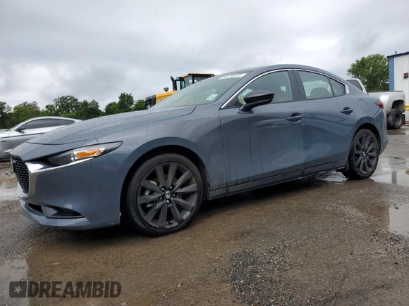 2024 Mazda 3 S Carbon Edition with VIN 3MZBPBCM8RM408560, listed as a Copart auction lot 55236975 with 8,386 mi miles and Non Repairable. Bid and sale history available at DreamBid. Image 1.