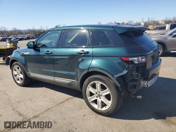 2013 Land Rover Range Rover Evoque Pure with VIN SALVN2BGXDH753287, listed as a Copart auction lot 48361175 with 121,900 mi miles and Salvage Title. Bid and sale history available at carsss.com. Image 2.