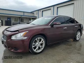 2014 Nissan Maxima S z VIN 1N4AA5AP2EC488745, wystawiony jako Copart lot #51596655 z przebiegiem 125 505 mil mil oraz Czysty tytuł • Clean title. Historia ofert i sprzedaży dostępna na DreamBid. Obrazek 1.