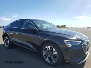 2021 Audi e-tron Sportback Prestige with VIN WA13ABGE4MB011482, listed as a Copart auction lot 62569254 with 20,377 mi miles and Clean title. Bid and sale history available at DreamBid. Image 4.