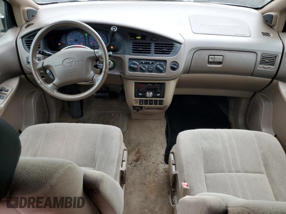 2002 Toyota Sienna LE with VIN 4T3ZF13C92U474786, listed as a Copart auction lot 83051724 with 195,429 mi miles and Salvage Title. Bid and sale history available at carsss.com. Image 8.