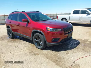 2019 Jeep Cherokee Latitude Plus with VIN 1C4PJMLB7KD384984, listed as a IAAI auction lot 42243845 with 60,914 mi miles and . Bid and sale history available at DreamBid. Image 1.