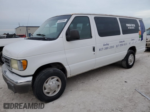 2003 Ford Econoline Passenger XL z VIN 1FBSS31L63HA17960, wystawiony jako Copart lot #84592684 z przebiegiem 80 690 mil mil oraz Czysty tytuł • Clean title. Historia ofert i sprzedaży dostępna na DreamBid. Obrazek 1.
