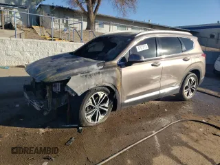 2019 Hyundai Santa Fe Ultimate with VIN 5NMS5CAAXKH078730, listed as a Copart auction lot 87823975 with 0 mi miles and Non Repairable. Bid and sale history available at carsss.com. Image 1.